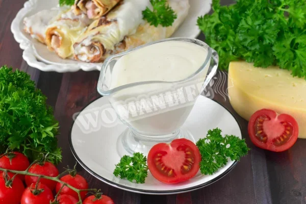 Соус бешамель з сиром