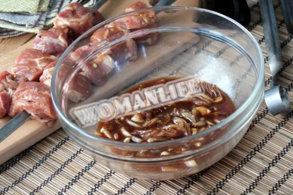 Маринад для шашлику зі свинини