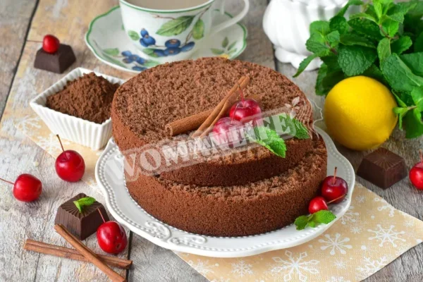 Класичний шоколадний бісквіт