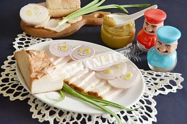 Швидке копчення сала