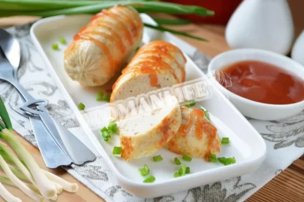 Курячі сосиски