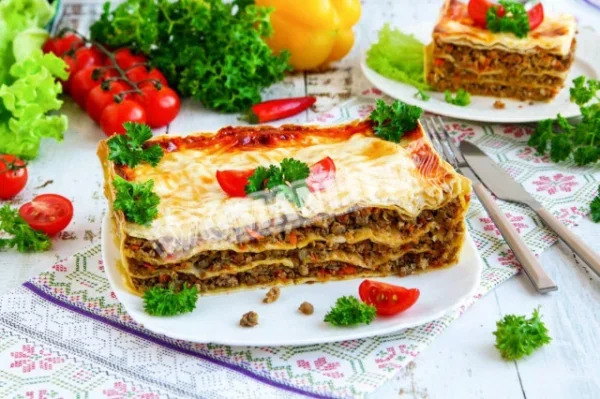 Запіканка з лаваша в духовці