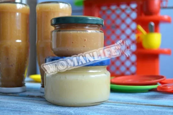 Яблучне пюре на зиму для дітей