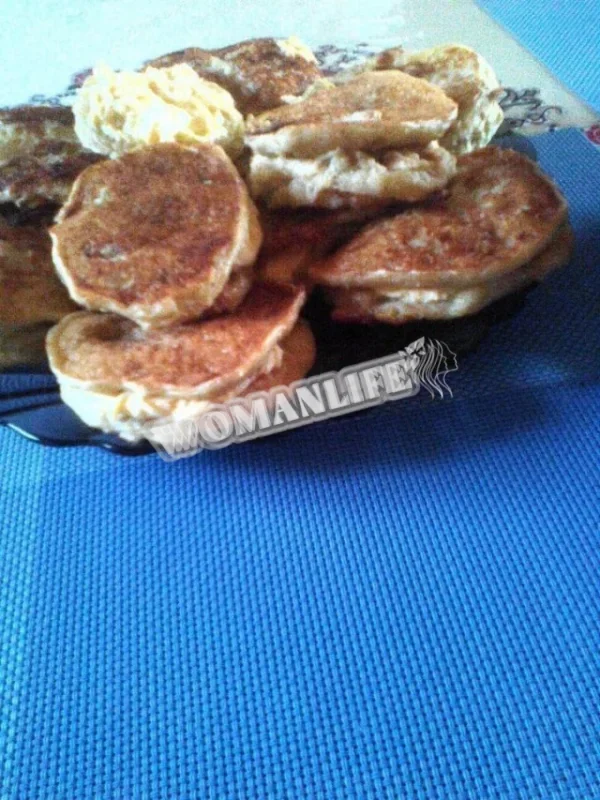 Листкові оладки з кабачків