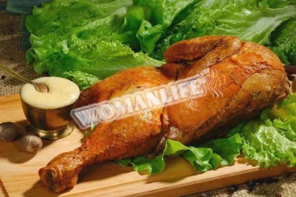 Копчення курки рідким димом в духовці