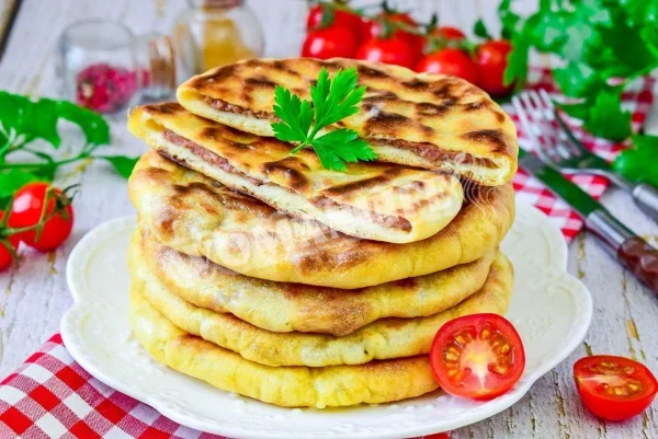Хичини з м'ясом на сковороді