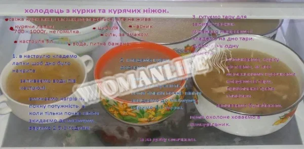 Холодець з курки і курячих ніжок