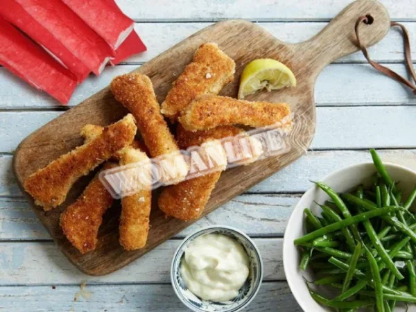 Крабові палички в клярі з начинкою