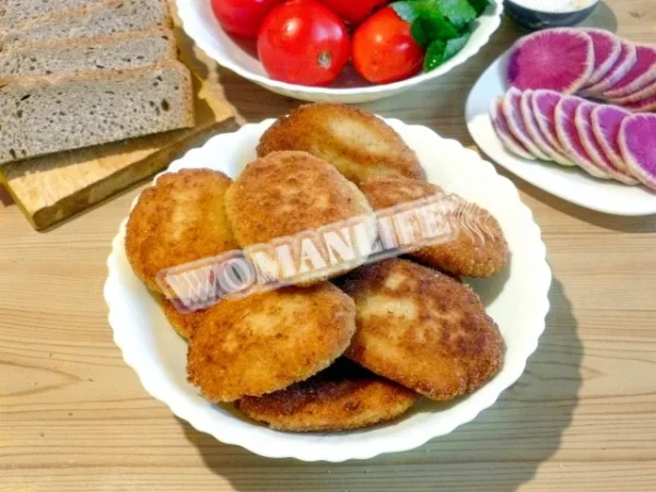 Рибні котлети з манкою