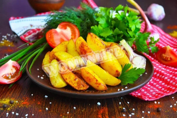 Картопля по-сільськи смажена на сковороді