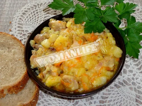 Рагу з кролика з овочами