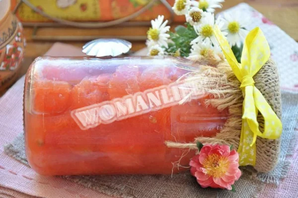 Кавунове варення з м'якоті