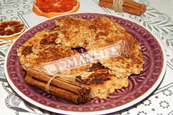 Вівсяне печиво на сковороді