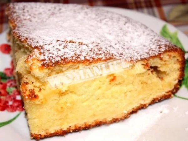 Повітряний сирний пиріг