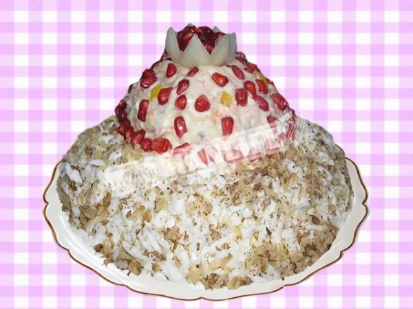 Класичний салат "Шапка Мономаха".