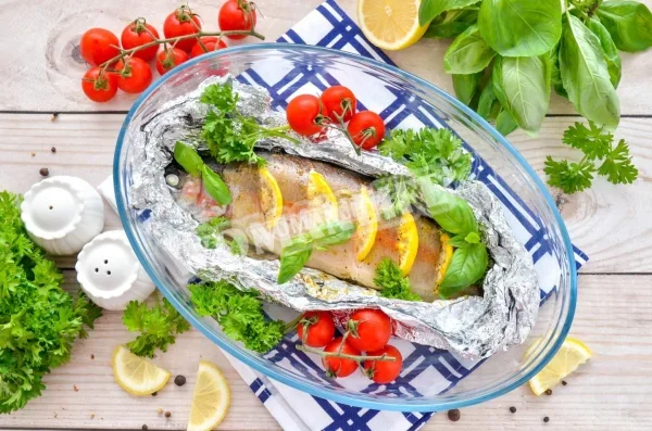 Форель в духовці з лимоном