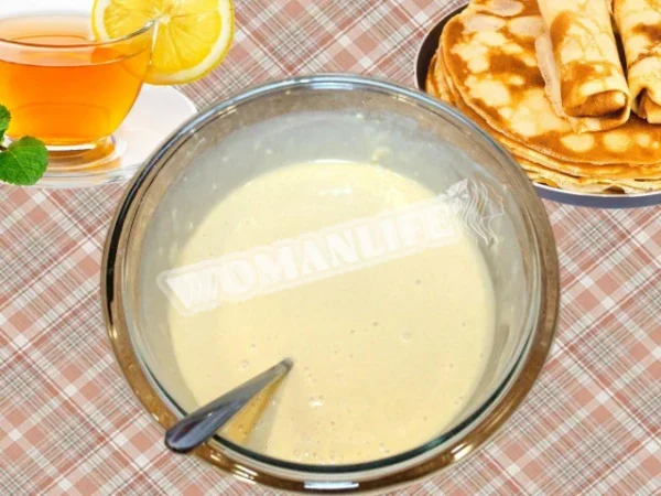 Млинцеве тісто на молоці без яєць