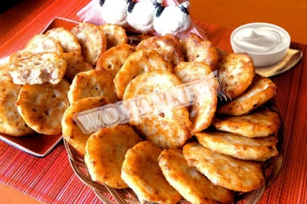 Ліниві біляші з молоком