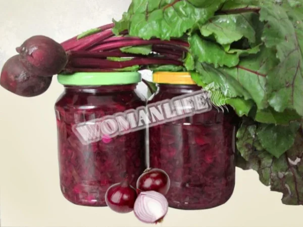 Маринована бадилля буряка і моркви