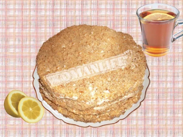Торт Каприз з чорносливом