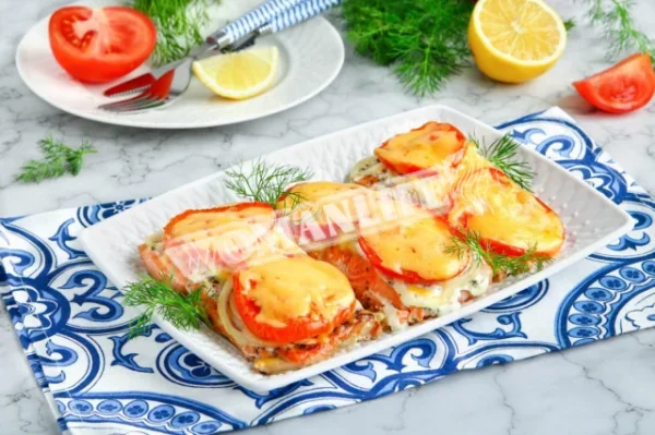 Філе риби, запечене в духовці