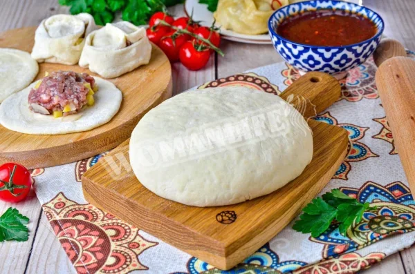 Тісто для мантів без яєць