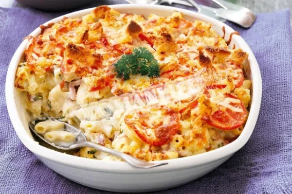 Запечені макарони конуси