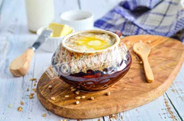 Перлова каша з молоком