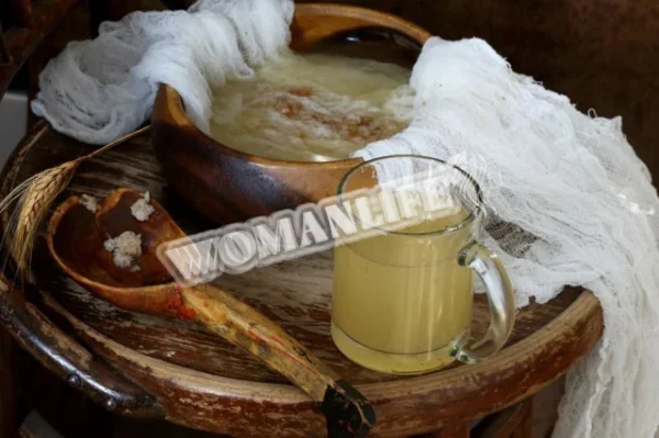Березовий квас з ячменем