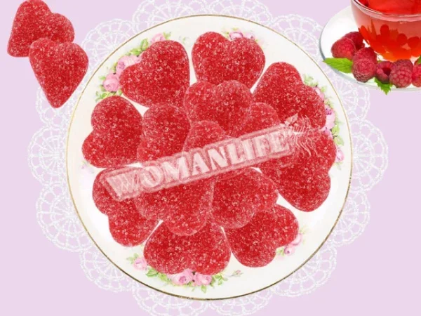 Желейні цукерки з малиною