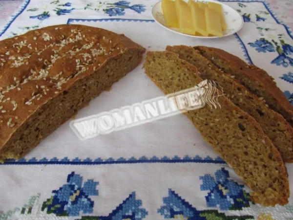 Гарбузовий житній хліб з висівками
