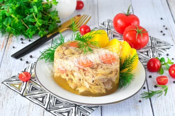Холодець з курячих ніжок