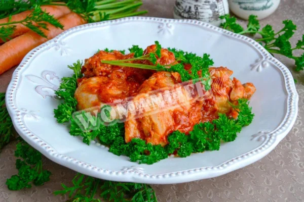 Рагу з курки з морквою
