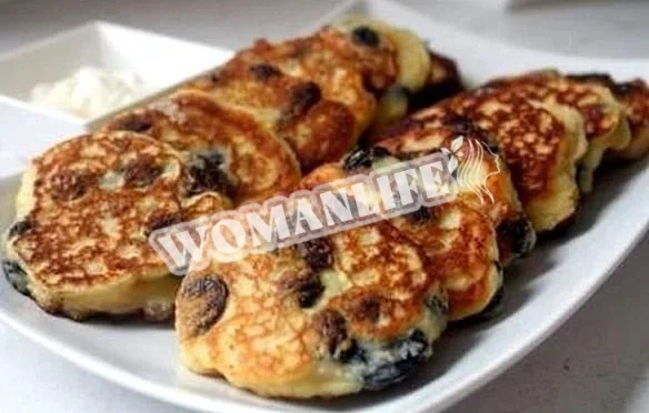 Сирники з родзинками на сніданок