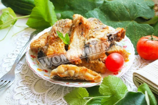 Короп смажений на сковороді