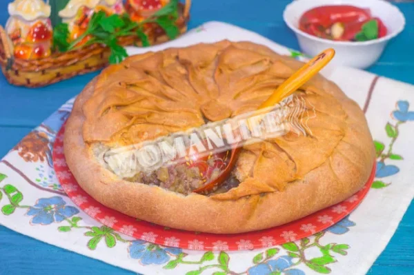Балиш з м'ясом