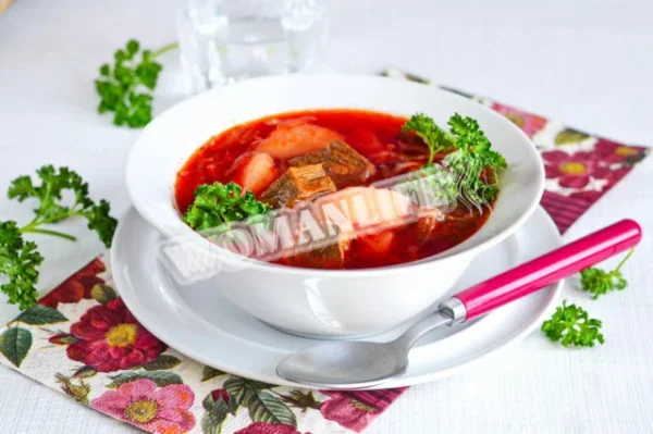Класичний борщ з яловичиною
