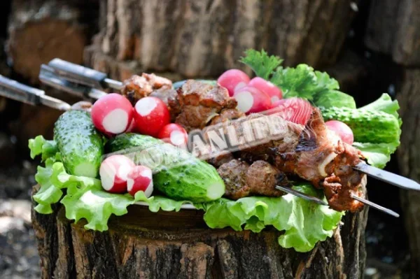 Класичний шашлик з баранини на мангалі