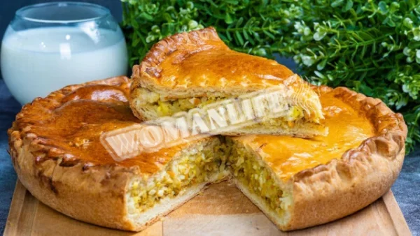 Закритий пиріг з капустою