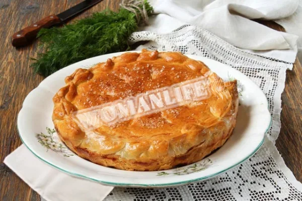 Закритий м'ясний пиріг