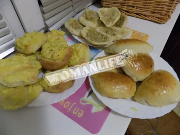 Картопляні шангі з дріжджового тіста в духовці