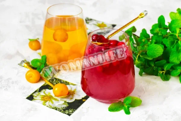 Компотний кисіль з желатином