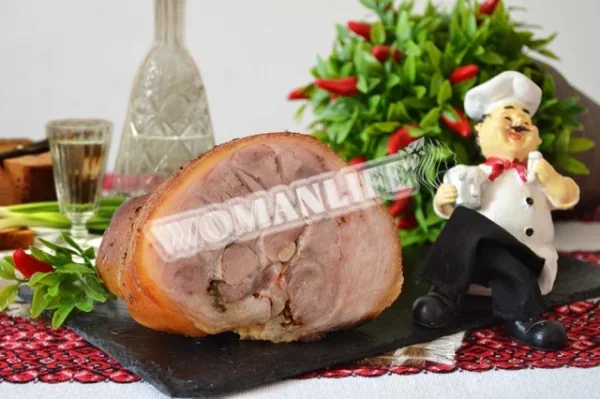 Свинячий окіст в рукаві