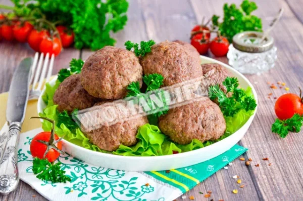 Котлети з яловичого фаршу в духовці