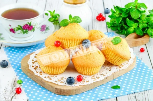 Класичні кекси у формочках