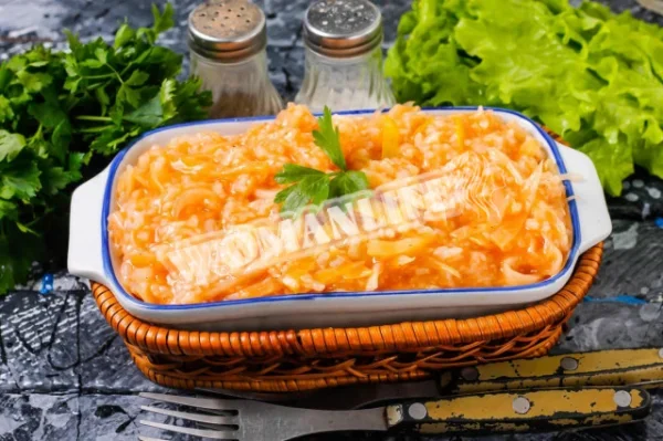 Рис з капустою в мультиварці