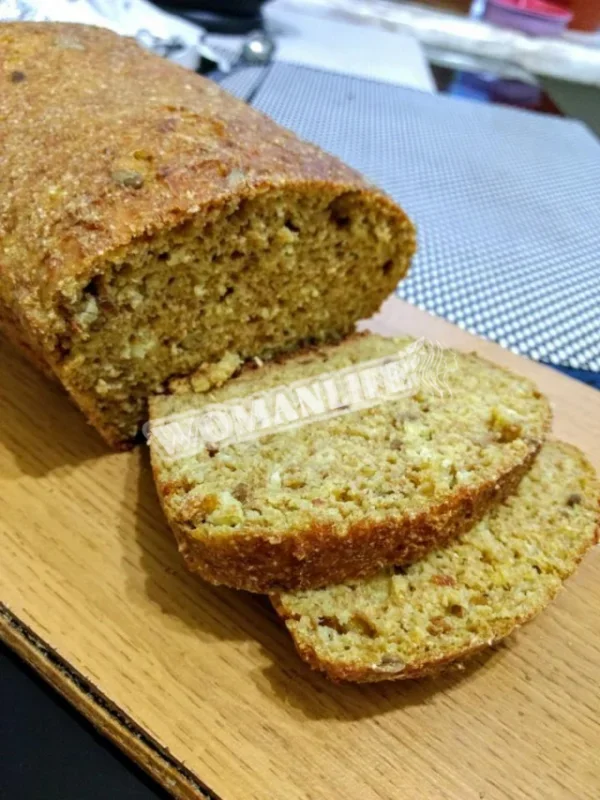 Білковий хліб з сиром