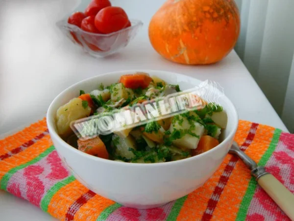 Соте з курки з овочами