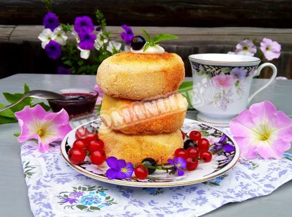 Мангова крупа на сковороді