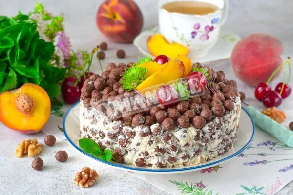 Шоколадний кульковий торт